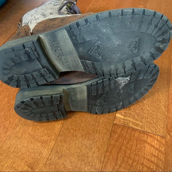 ROXY brown lace-up hiking boots - Picture 6 of 7